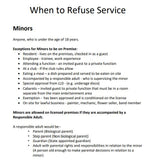 Load image into Gallery viewer, Business Manuals Made Easy: Liquor Licence Manual. This manual includes every requirement to comply with RSA (Responsible Service of Alcohol) training and is a good support and risk reduction for your Liquor Licence.