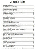 Load image into Gallery viewer, Business Manuals Made Easy: Staff Management Manual. This manual includes many checklists, policies and procedures, templates, and training documents for management of employees in a restaurant of cafe business. Reduce risk, litigation and fines for staff issues and increase workplace/team/staff effectiveness, therefore reducing staffing costs and time wastage.