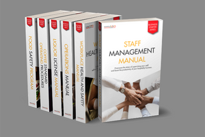Business Manuals Made Easy: Hospitality Manuals Collection. Make life easier for you and your staff and purchase our entire hospitality manuals collection in one transaction. Includes: Coffee Standard Operating Procedures, Food Safety Program, Operations Manual, Staff Management Manual, WHS Manual.