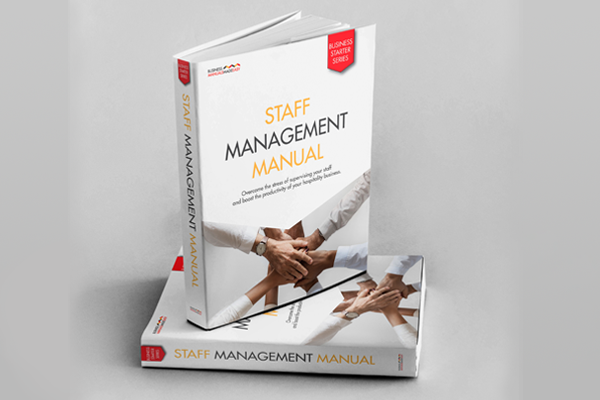 Business Manuals Made Easy: Staff Management Manual. This manual includes many checklists, policies and procedures, templates, and training documents for management of employees in a restaurant of cafe business. Reduce risk, litigation and fines for staff issues and increase workplace/team/staff effectiveness, therefore reducing staffing costs and time wastage.